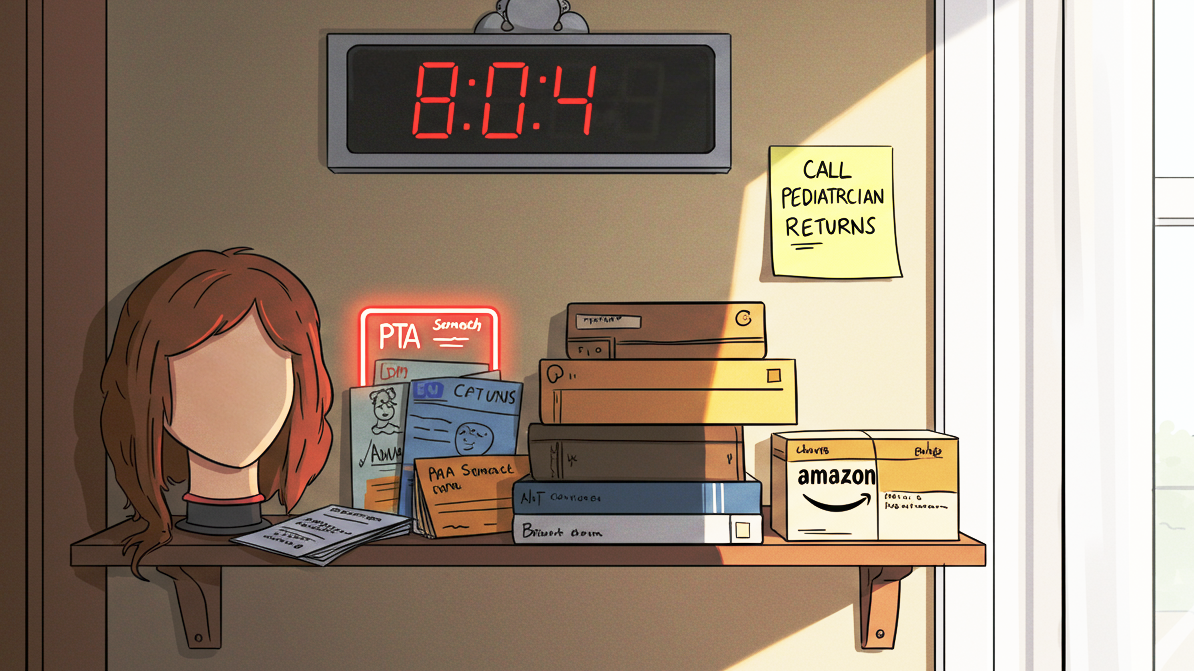 Does the alarm clock only show the wrong time? How can it be just Monday!!!